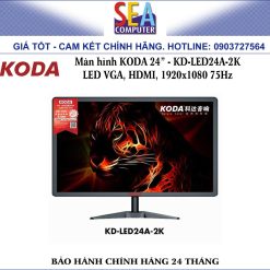 Màn hình KODA 24” - KD-LED24A-2K LED VGA, HDMI, 1920x1080 75Hz