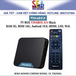 Alternative view of TV BOX VINABOX A15 Black (RAM 2G, ROM 16G, Android 10.0, HDMI, LAN, Wifi)