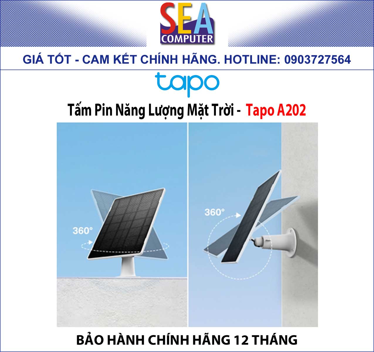 Tấm Pin Năng Lượng Mặt Trời - Tapo A202 - Ảnh 6