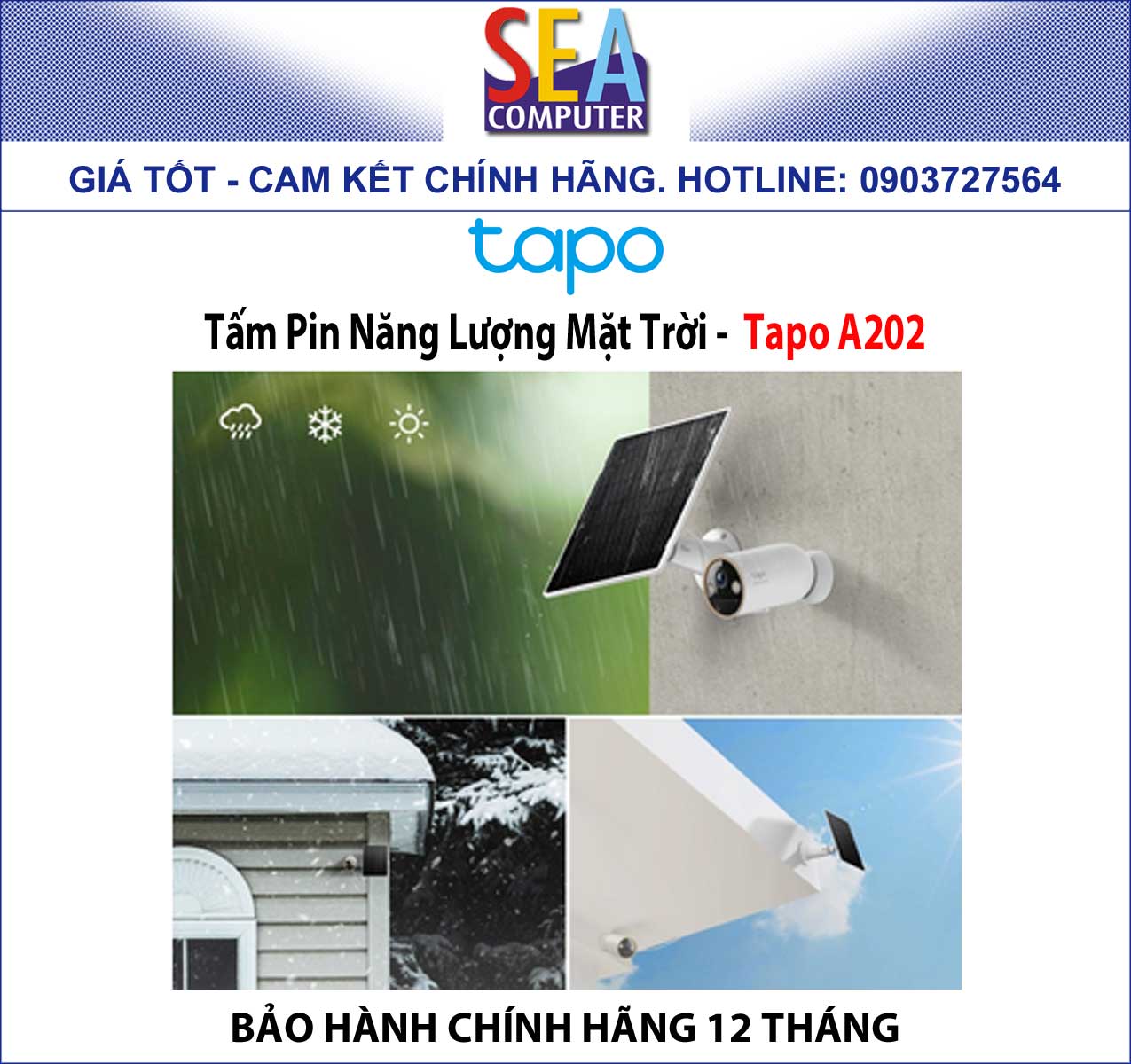 Tấm Pin Năng Lượng Mặt Trời - Tapo A202 - Ảnh 7