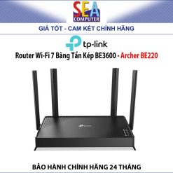 TP-LINK Router Wi-Fi 7 Băng Tần Kép BE3600 - Archer BE220