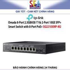 Alternative view of TP-LINK Smart Switch with 8-Port PoE+, Omada 8-Port 2.5GBASE-T Và 2-Port 10GE SFP+ - SG2210XMP-M2