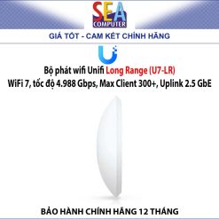 Alternative view of Bộ Phát Wifi 7 UniFi U7 Long Range (U7-LR)
